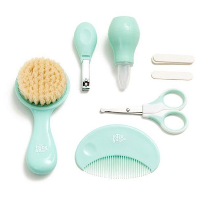INTERBABY | Hygienická sada BEBÉ - zelená