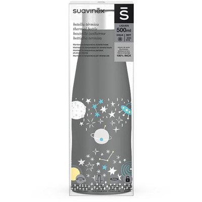 SUAVINEX | TERMO NEREZOVÁ FĽAŠA 500ml VESMÍR