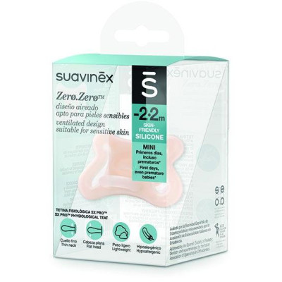 SUAVINEX | Cumlík Zerø.Zerø Fyziologický -2/ 2M