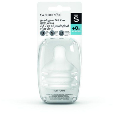 SUAVINEX | S FYZIOLOGICKÝ CUMLÍK SF 2 ks