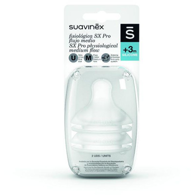 SUAVINEX | S FYZIOLOGICKÝ CUMLÍK MF 2 ks