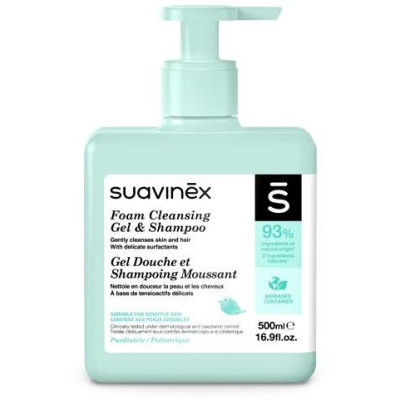 SUAVINEX | Penový gél - šampón - 500 ml