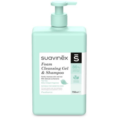 SUAVINEX | Penový gél - šampón - 750 ml