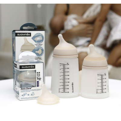 SUAVINEX | ZERO ZERO anti-koliková fľaša 270 ml M