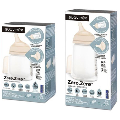 SUAVINEX | ZERO ZERO anti-koliková fľaša 180ml A