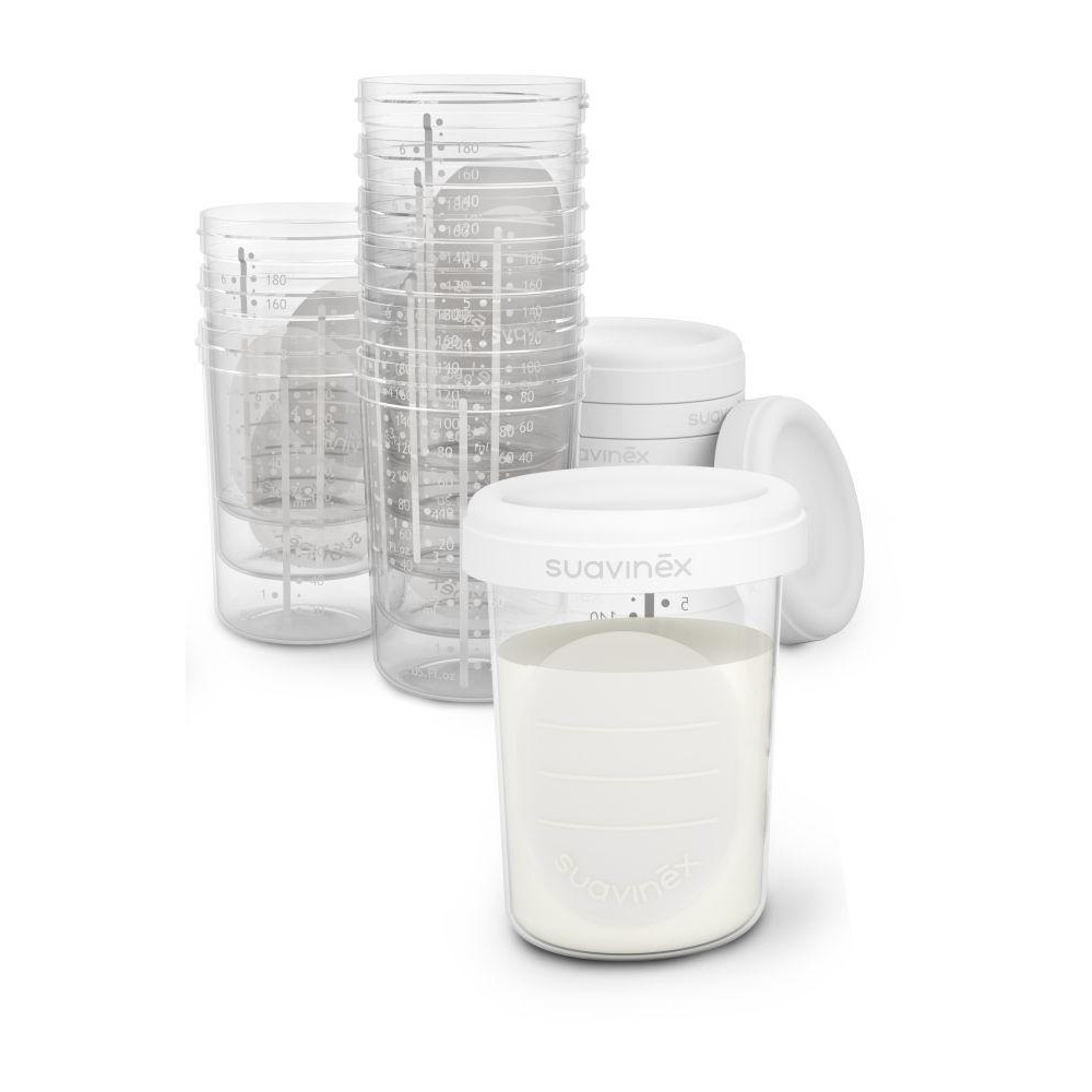 SUAVINEX | Skladovacie poháriky 200 ml - 10 ks SUAVINEX | Skladovacie poháriky 200 ml - 10 ks