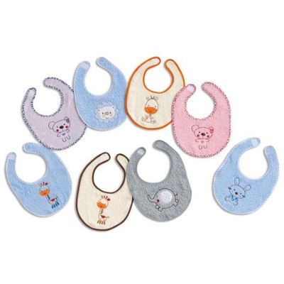 INTERBABY | Podbradník froté velkro 20x30 cm