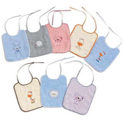 INTERBABY | Podbradník froté 25x30 cm
