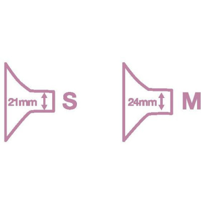 SUAVINEX | Prsný lievik k odsávačke materského mlieka - S