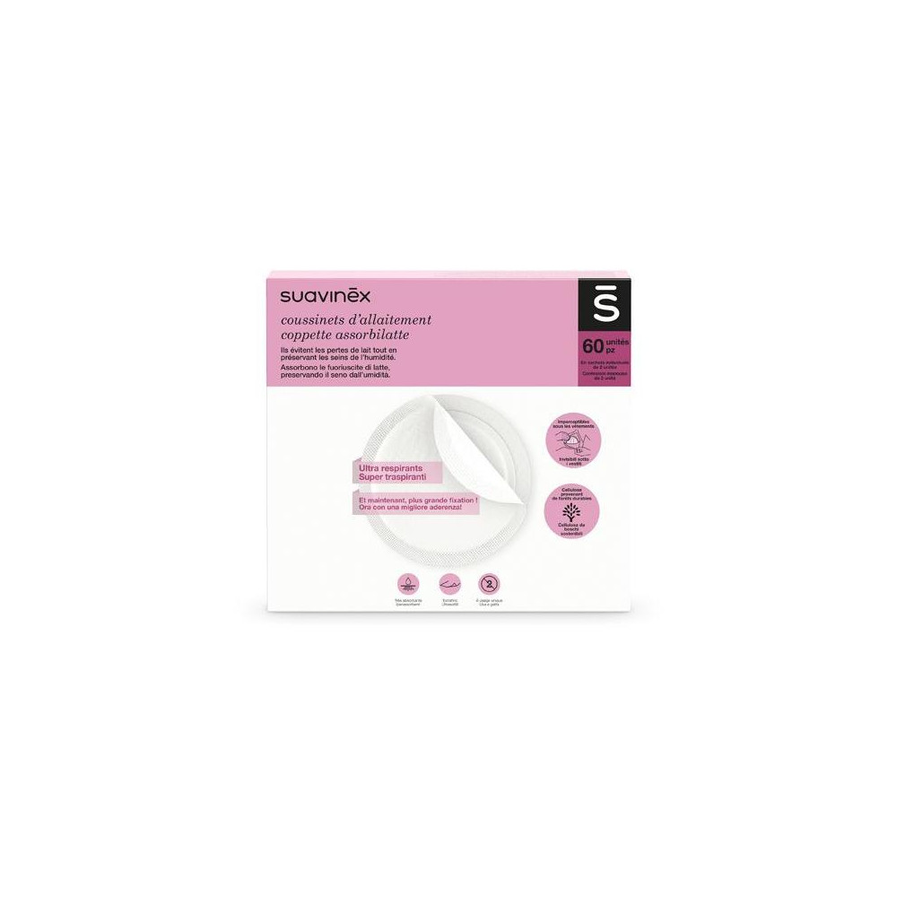 SUAVINEX | Absorpčné vložky - 60 párov SUAVINEX | Absorpčné vložky - 60 párov