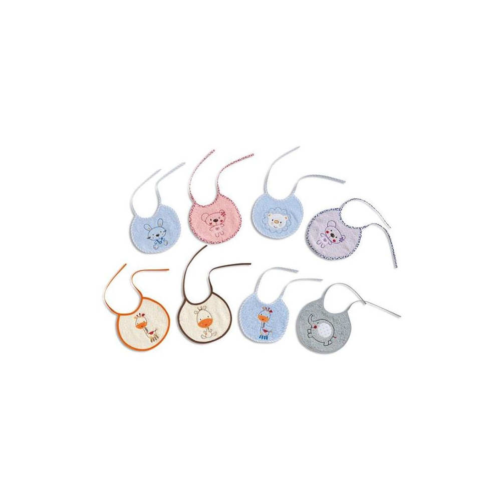 INTERBABY | Podbradník froté guľatý 20x20 cm INTERBABY | Podbradník froté guľatý 20x20 cm