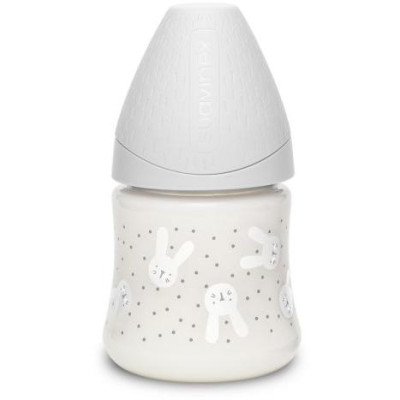 SUAVINEX | Premium fľaša 150 ml S HYGGE králik - sivá