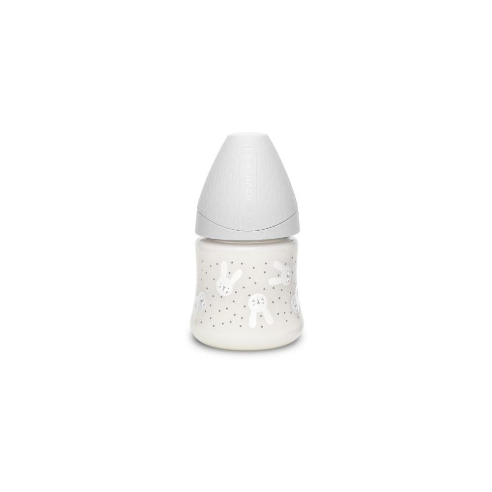 SUAVINEX | Premium fľaša 150 ml S HYGGE králik - sivá SUAVINEX | Premium fľaša 150 ml S HYGGE králik - sivá