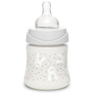 SUAVINEX | Premium fľaša 150 ml S HYGGE králik - sivá