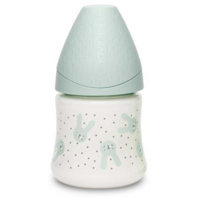 SUAVINEX | Premium fľaša 150 ml S HYGGE králik - zelená