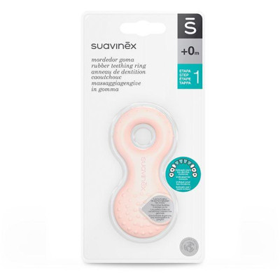 SUAVINEX | HRYZÁTKO STEP 1 +0 m - RUŽOVÉ NEW