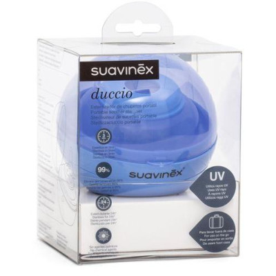 SUAVINEX | UV STERILIZÁTOR na cumlíky - MODRÝ