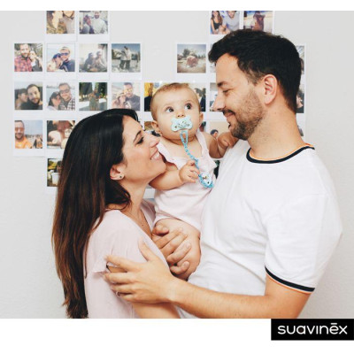 SUAVINEX | FĽAŠA Guľatý c. SILIKÓN 150 ml - MODRÁ VČELA
