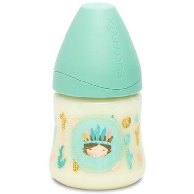 SUAVINEX | LÁHEV KULATÁ SAVIČKA latex 150ml - MODRÝ INDIÁN