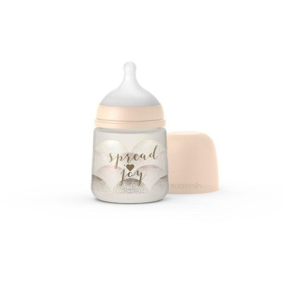 SUAVINEX l Dojčenská fľaša JOY 150 ml fyziologická S - SRDCE