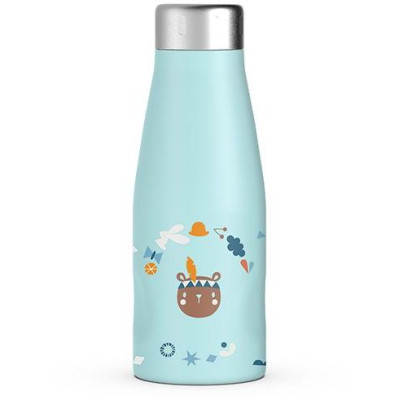 SUAVINEX | TERMO NEREZOVÁ FĽAŠA 350ml FOREST MODRÁ