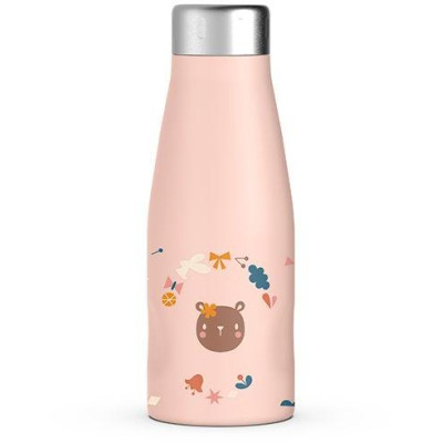 SUAVINEX | TERMO NEREZOVÁ FĽAŠA 350ml FOREST RUŽOVÁ