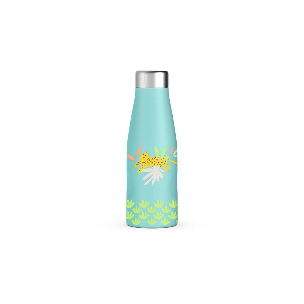 SUAVINEX | TERMO NEREZOVÁ FĽAŠA 500ml JUNGLE MODRÁ SUAVINEX | TERMO NEREZOVÁ FĽAŠA 500ml JUNGLE MODRÁ