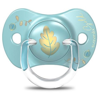 SUAVINEX | GOLD FYZIOLOGICKÝ CUMLÍK 6/18M PREMIUM GOLD - modrá