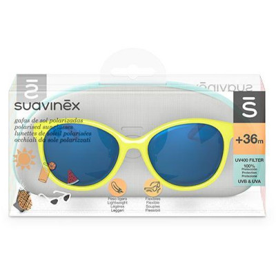 SUAVINEX | Detské okuliare + 36 mesiacov polarizované - ŽLTÉ