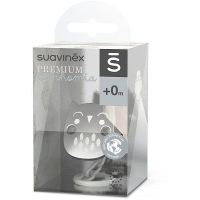 SUAVINEX | PREMIUM KLIP na cumlík BONHOMIA - biely