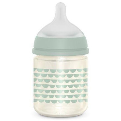 SUAVINEX | Fľaša sklo BONHOMIA 120 ml fyziologická SX PRO +0 SF - zelená