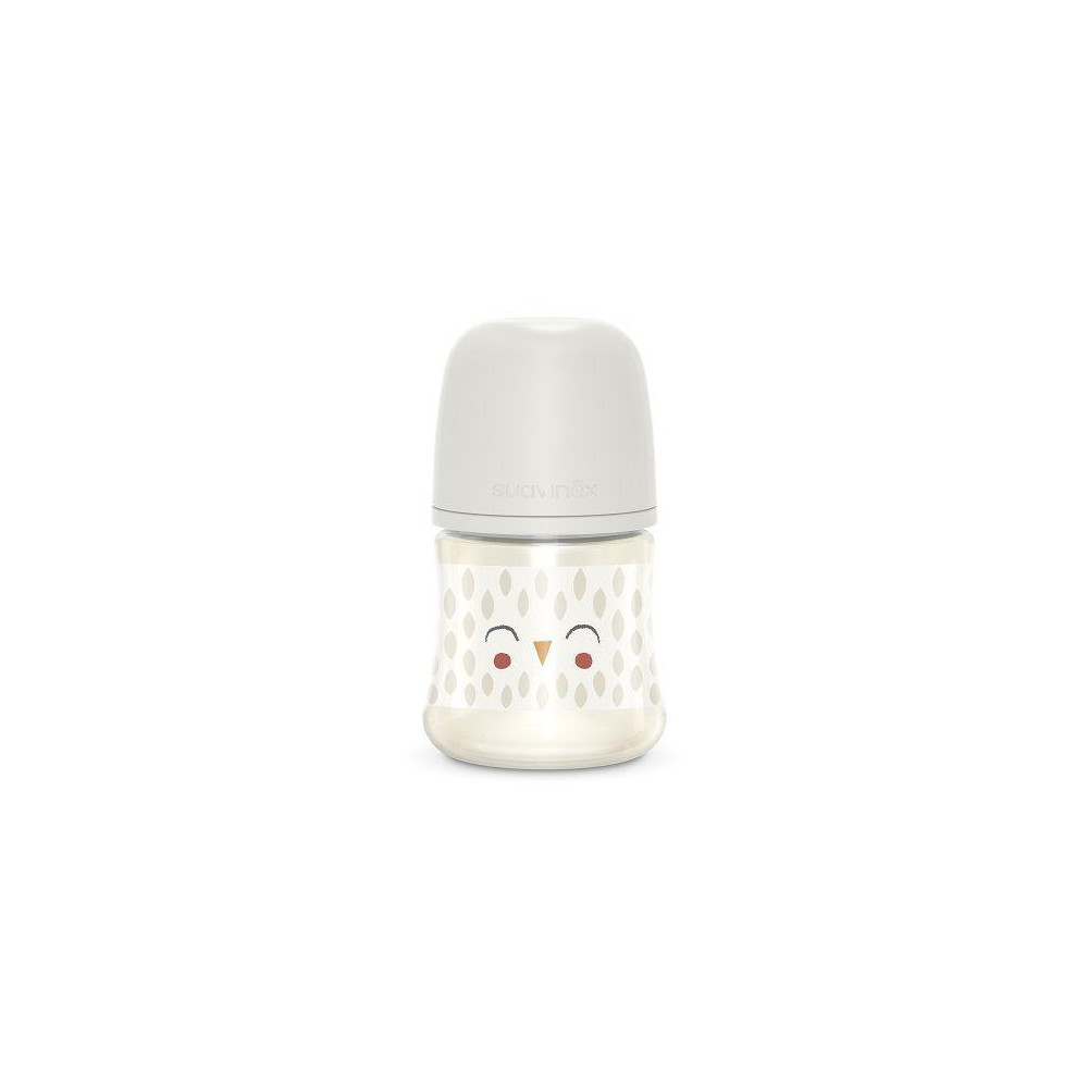 SUAVINEX | Fľaša BONHOMIA 150 ml fyziologická SX PRO +0 SF - biela SUAVINEX | Fľaša BONHOMIA 150 ml fyziologická SX PRO +0 SF - biela