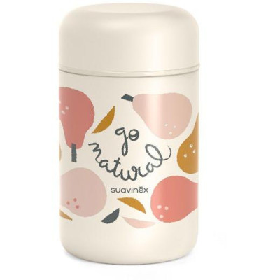 SUAVINEX | TERMOSKA na príkrmy GO NATURAL - krémová hruška