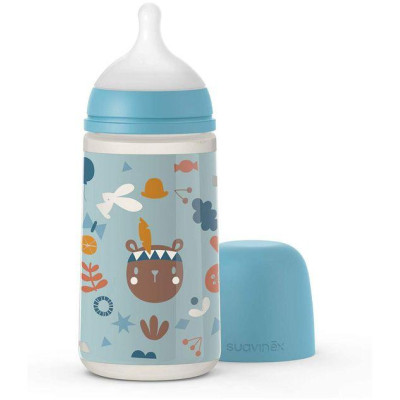 SUAVINEX | DOJČENSKÁ FĽAŠA 270 ml M FOREST - MODRÁ