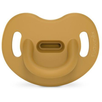 Šidítko anatomické silikon 0-6m SX PRO - Colour essence - okrové