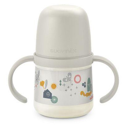 SUAVINEX | První láhev s oušky WALK 150 ml - krémová