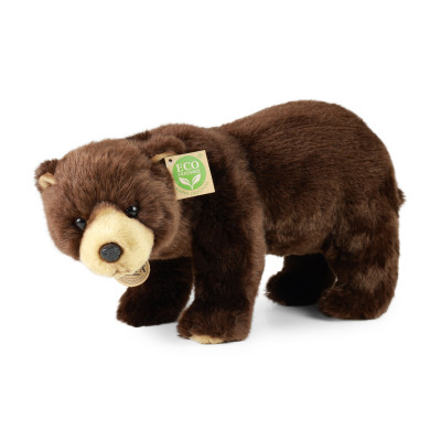 Plyšový medveď hnedý stojaci 40 cm ECO-FRIENDLY