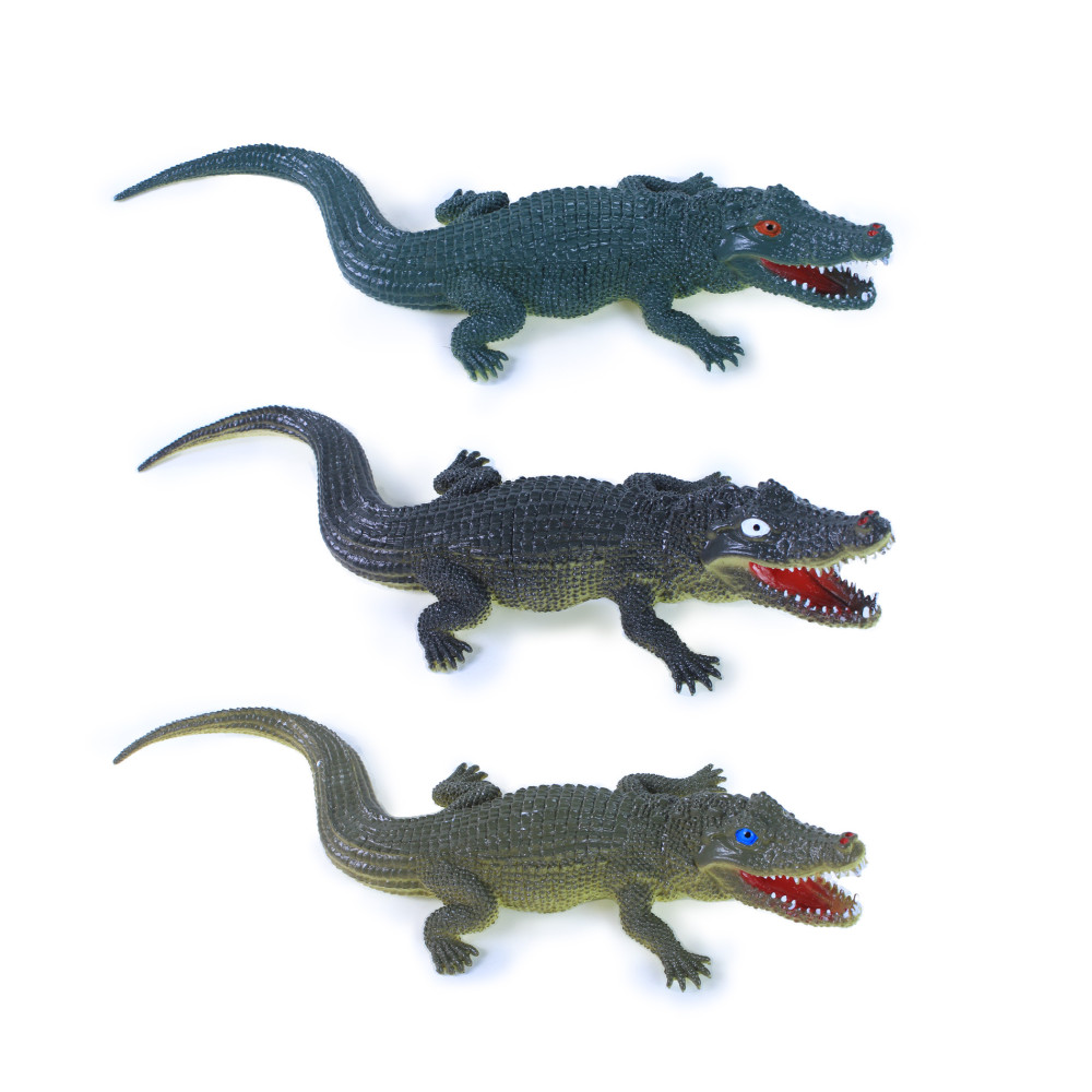 Krokodíl, 3 druhy, 38 cm Krokodíl, 3 druhy, 38 cm