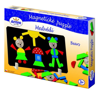 Puzzle magnetické - Medvede