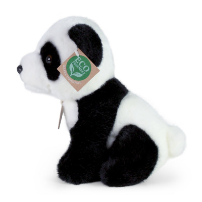 Plyšová panda sediaci 18 cm ECO-FRIENDLY
