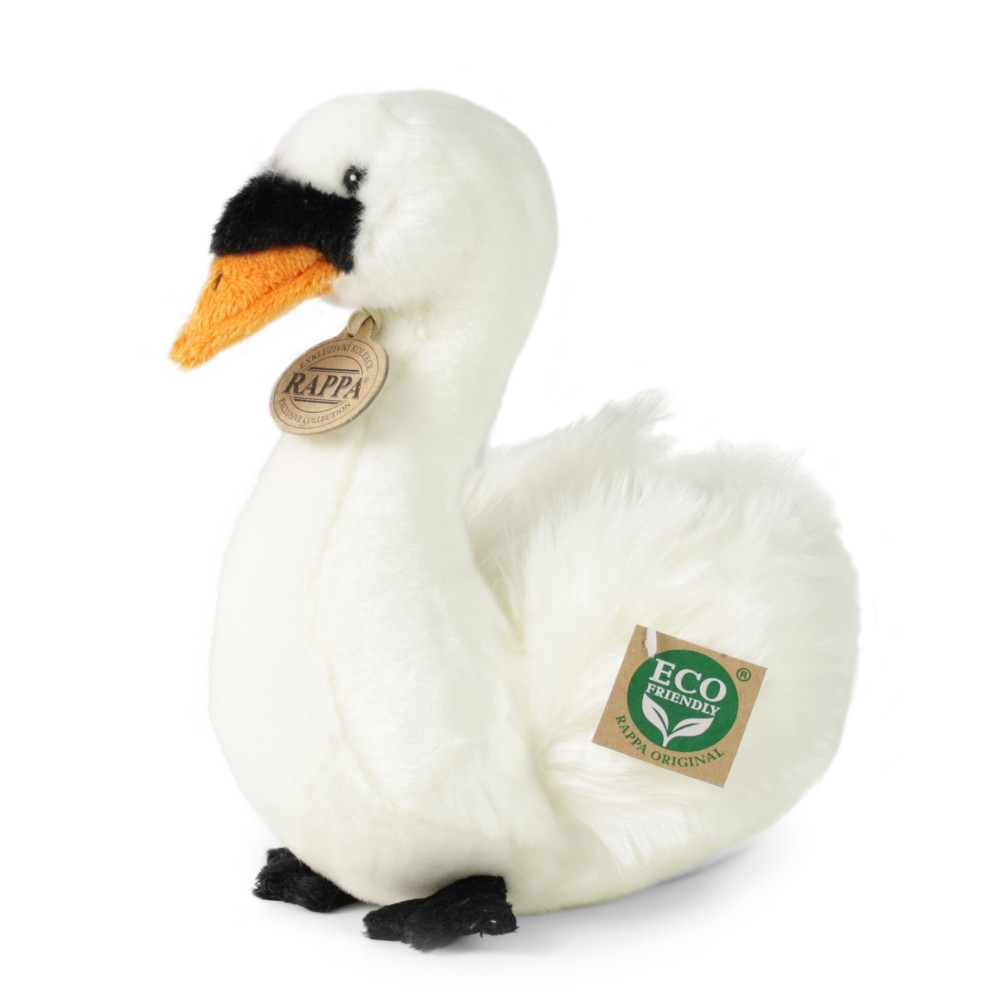 Plyšový vták labuť sediaci, 23cm, ECO-FRIENDLY Plyšový vták labuť sediaci, 23cm, ECO-FRIENDLY