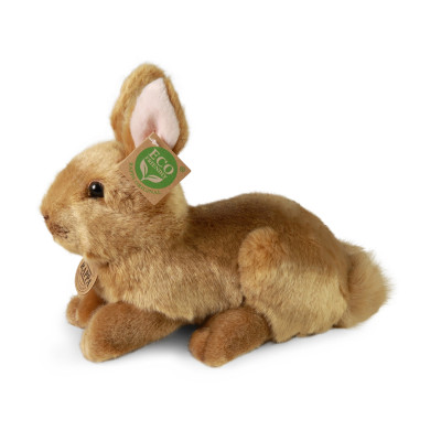 Plyšový králik hnedý ležiaci 23 cm ECO-FRIENDLY