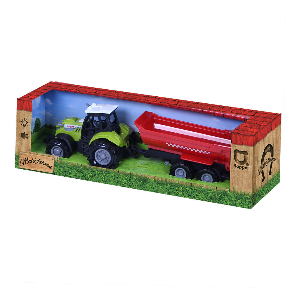 Traktor so zvukom a svetlom s vlečkou Traktor so zvukom a svetlom s vlečkou