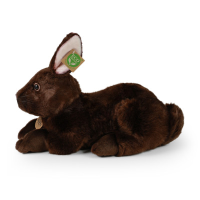 Plyšový králik hnedý ležiaci 36 cm ECO-FRIENDLY