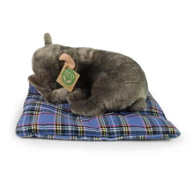 Plyšový pes Francúzsky buldoček ležiaci 23 cm ECO-FRIENDLY