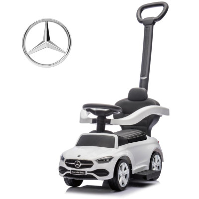 MILLY MALLY 6109 Pojazd z rączką Mercedes C-Class Deluxe White
