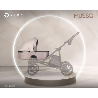 Gondola do wózka dziecięcego Riko Musso 01 Taupe - dolna