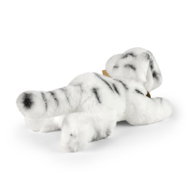 Plyšový tiger biely ležiaci 17 cm ECO-FRIENDLY