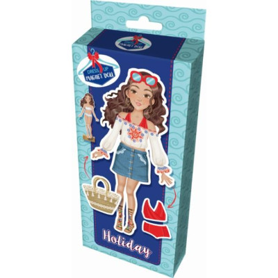 Bábika magnetická Na prázdninách