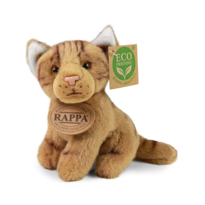 Plyšová mačka 14 cm sediaca ECO-FRIENDLY